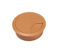 Pasacables para escritorio, Cubiertas for Orificios for Cables De Escritorio, Paquete De 2, Multicolor, 50-80 Mm(Light Brown,50mm)