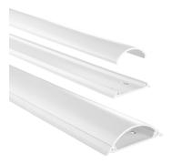 Pasacables, pegatina, semicircular 100 X 7 X 2,1 cm, PVC, blc