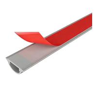 Pasacables Suelo de 100 Cm, Canaleta Cables Pared Adhesivo, Ocultar la Canaleta Cables Suelo de Extensión, Gestión de Cables para El Hogar y la Oficina, Prevenir Viajes(Gray,6.7 * 1.7cm/2.6 * 0.7in)