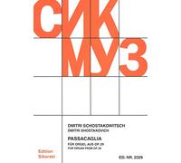 Pasacalle de Lady Macbeth de mtsensk Opus.29: para órgano