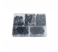 Pasador 100 Uds Pines Clip De Papel Herramientas De Costura Agujas De Metal Pin Broche Accesorios(Black,43.0mm)