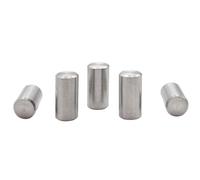 Pasador Cilíndrico 1-100 Uds M1-M12 pasador de localización cilíndrico sólido doble chaflán acero inoxidable 304(M12 x 1pc,16mm)