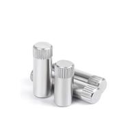 Pasador cilíndrico de acero inoxidable 304, varilla de eje, pasador paralelo, pasadores moleteados simples, conexión total, M1.5, M2, M3, M4, M5(M5x8mm 30pcs)