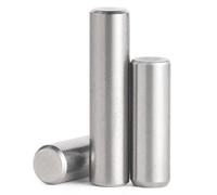 Pasador cilíndrico de acero inoxidable M3, longitud de 4MM -60MM, eje fijo 304, varilla de Metal sólido, 10 Uds.(6mm)