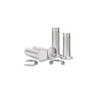 Pasador cilíndrico de posicionamiento cabeza plana ranurada acero inoxidable 304 / anillo elástico M3M4M5M6M8M10(50set M6x45)