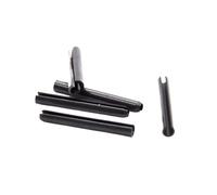 Pasador Cilíndrico Elástico Tipo Resorte De Acero Negro, Pasador Recto M2 M3 M4 M5 M6(M5 -20pcs,6mm)