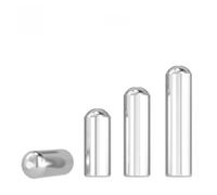Pasador Cilíndrico M2 3-60mm bola de acero inoxidable cabeza redonda aguja rodillo dedal sólido cilíndrico localización pasador(M2x50mm 50pcs)