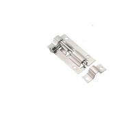 Pasador de bisagra de puerta de 2 pulgadas, cerradura deslizante de seguridad de acero inoxidable con tornillos, adecuada for puertas y ventanas antirrobo(Gold)