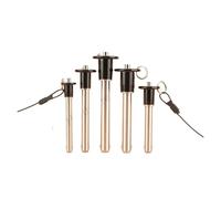 Pasador de bloqueo de bola QB011 Pasadores de ubicación SUS304 Pasador bloqueo bola liberación rápida acero inoxidable con cuerda for uso fijación(M8,40mm)