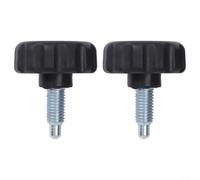 Pasador de bola de bicicleta de ejercicio, M12 × 1.75 mango corto Torx perilla tornillo de apriete de mano para equipos de gimnasio