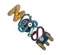 Pasador de cartas de enfermera - Broche decorativo médico serie médica broche de carta, símbolo de identificación accesorios de decoración | Adecuado para citas, lugar de trabajo, eventos, regalo