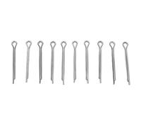 Pasador de chaveta de 10 piezas, pastilla freno disco bicicleta Pasador bloqueo chaveta dividido acero inoxidable Accesorios freno dividido retención bicicleta carretera para repar