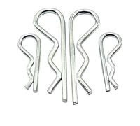 Pasador de chaveta de acero inoxidable 304, 120 pasadores de chaveta acero inoxidable surtidos M3-M8 plateados(M3x60mm)