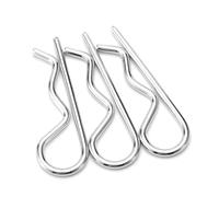 Pasador de chaveta de resorte tipo R de acero inoxidable 304, M1.2, M1.5, M1.8, M2, M2.5, M3.5, M5, M6, con forma de onda, 1-20 unidades(M1.8x37-10pcs)