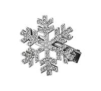 Pasador de de copo de nieve,Pinza de de copo de nieve, Pinza para el con diamantes de imitación, Hermosos accesorios para el cabello con forma de copo de nieve, encantadoras horquillas para el cabello