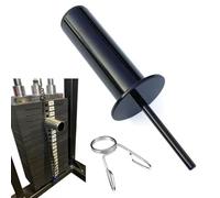 Pasador de extensión de pila de pesas - Adaptador de manga de gimnasio de 8 mm y 10 mm, cargador de máquina de fuerza | Pieza de repuesto para equipos de gimnasio en casa, complementos de placas y act