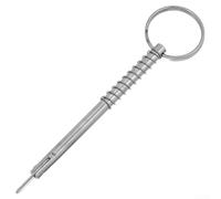 Pasador de horquilla con resorte de acero inoxidable 316 para uso marino, diseño confiable de liberación rápida de 5 mm x 51 mm (8 x 76 mm)