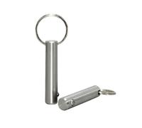 Pasador de liberación rápida acero inoxidable, bloqueo bola resorte 5mm diámetro con anillo tracción for altavoces Line Array(5x25mm)