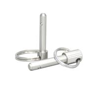 Pasador de liberación rápida acero inoxidable, bloqueo bola resorte 5mm diámetro for equipos Fitness(5x25mm)