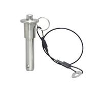 Pasador de liberación rápida acero inoxidable, pestillo bloqueo bola resorte 5mm diámetro for altavoces Line Array(5x45mm)