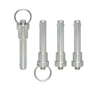 Pasador de liberación rápida con botón pulsador acero inoxidable | 12x(10-100)mm: Conexión y extracción rápidas(12x100mm)