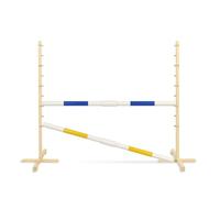 Pasador de obstáculo para Hobby Horse 160 cm con Dos Vigas de 50 mm - Azul