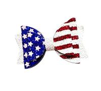 Pasador de para niñas con clip de de pato con, D | Agarre de de pato para looks de cabello de fiesta y uso diario de niñas, diseño de rayas de estrellas