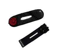 Pasador de pelo con cabeza de bola, clip para moño de pelo, rizador con cabeza de bola, garras de pelo, forma de corona (A31, talla única)