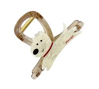 Pasador de pelo de perro de dibujos animados, práctico clip para el pelo que añade un toque de ternura a cualquier atuendo, ideal para fotos y eventos