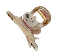 Pasador de pelo de perro de dibujos animados, práctico clip para el pelo que añade un toque de ternura a cualquier atuendo, ideal para fotos y eventos