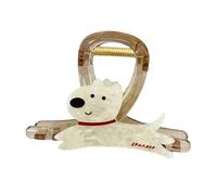 Pasador de pelo de perro de dibujos animados, práctico clip para el pelo que añade un toque de ternura a cualquier atuendo, ideal para fotos y eventos