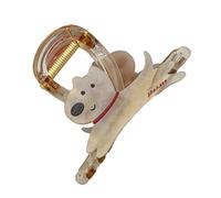 Pasador de pelo de perro de dibujos animados, práctico clip para el pelo que añade un toque de ternura a cualquier atuendo, ideal para fotos y eventos