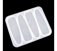 Pasador de pelo de silicona de resina epoxi, herramienta de joyería flexible, molde de silicona