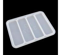 Pasador de pelo de silicona de resina epoxi, herramienta de joyería flexible, molde de silicona