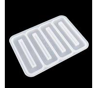 Pasador de pelo de silicona de resina epoxi, herramienta de joyería flexible, molde de silicona