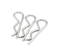 Pasador de resorte con clip en forma de R de acero inoxidable 304 de 1,6 mm, 1,8 mm, 2 mm, 3 mm, 4 mm y 5 mm(M2.3x57mm (10PCS))