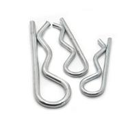 Pasador de resorte en forma de R de acero de 16 mm, 21, 28, 35, 40, 50, 60, 70, 75 y 100 mm, herrajes de fijación for reparación de automóviles.(M5x100 2pcs)