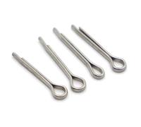 Pasador de resorte en forma de U, 304 longitud del diámetro 8-80m m de los pasadores chaveta la forma U acero inoxidable for el paquete coche(8mm,M3 20pcs)