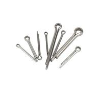 Pasador de resorte en forma de U, Paquete de M1-M10 abrazadera pasador chaveta resorte en forma U acero inoxidable 304(60mm,10pcs M4)