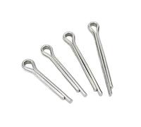 Pasador de resorte en forma de U, Pasador partido de chaveta resorte en forma U acero inoxidable 304 M1-M10 8-120 mm, paquete surtido(50mm,(5pcs)M6)