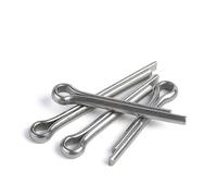 Pasador de resorte en forma de U, Pasadores de chaveta M1-M8 del pasador partido la primavera forma U acero inoxidable GB91 304 for el paquete variedad coche(M2.5 x 25mm (50pcs))