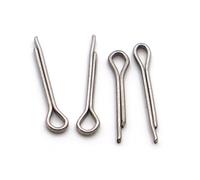 Pasador de resorte en forma de U, Surtido de M1-M10 abrazadera dividida con pasador resorte en forma U acero inoxidable(90mm,M3.2 10pcs)