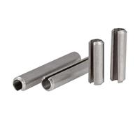 Pasador de resorte ranurado, Pasadores de resorte partidos M1.5 ranurados acero inoxidable 304 .5x(6-20)mm(M1.5x12mmx10pcs)