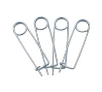 Pasador de seguridad galvanizado con apertura de resorte M2M3M4M5M6M8(2pcs M6X200)