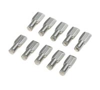Pasador de soporte para estantes metálicos, 80 Uds 5mm hierro niquelado estante clavijas forma de cuchara soporte for muebles