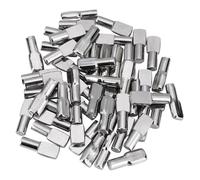 Pasador de soporte para estantes metálicos, Clavijas for estantes, 100 unidades, 5 mm, pasadores de soporte for gabinete, forma cuchara, Metal
