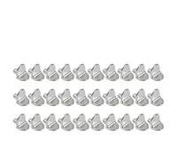 Pasador de soporte para estantes metálicos, Pin de soporte estante metal, 1,7x1,2x1cm, 20/30/50 Uds. for muebles gabinete(30pcs)