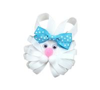 Pasador de tela para el pelo con diseño de conejitos de Pascua/pollo, accesorios para el pelo, para festivales, eventos, escuela, niños