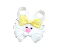 Pasador de tela para el pelo con diseño de conejitos de Pascua/pollo, accesorios para el pelo, para festivales, eventos, escuela, niños