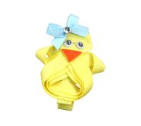 Pasador de tela para el pelo con diseño de conejitos de Pascua/pollo, accesorios para el pelo, para festivales, eventos, escuela, niños